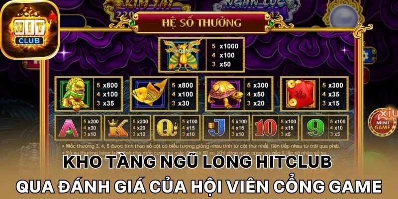 Kho tàng ngũ long Hitclub qua đánh giá của hội viên cổng game