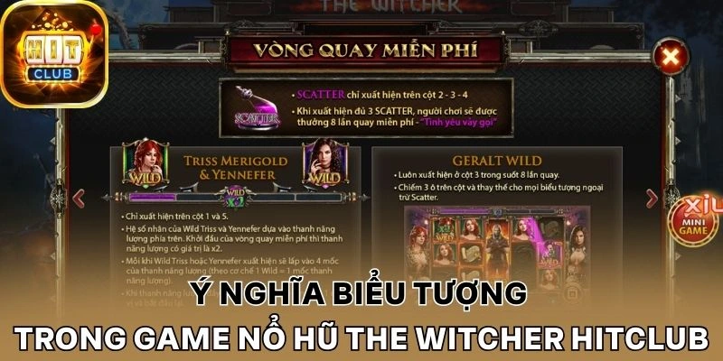 Ý nghĩa biểu tượng trong game nổ hũ The Witcher Hitclub